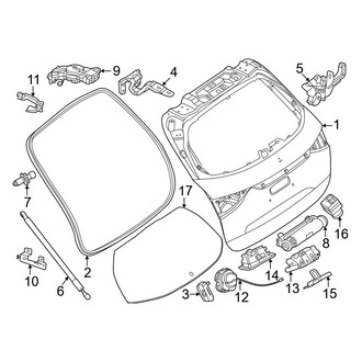 Mercedes-Benz OE - Lift Gate - Gate & Hardware