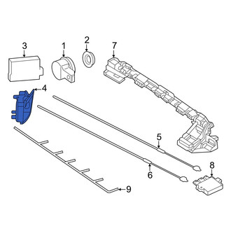 Mercedes-Benz OE - Rear Right Blind Spot Detection System Warning Sensor Bracket