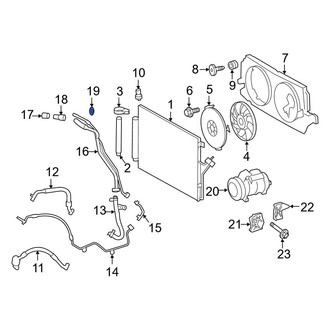 Mercedes-Benz OE - A/C Refrigerant Line O-Ring