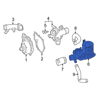 Mercedes-Benz OE - Engine Coolant Outlet Flange