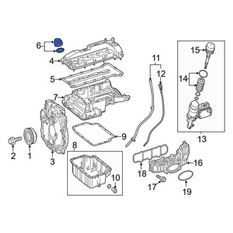Mercedes-Benz OE - Engine Oil Filler Cap