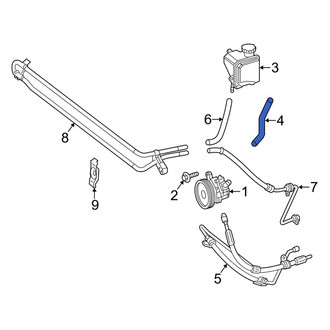 Mercedes-Benz OE - Power Steering Reservoir Hose
