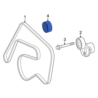 Mercedes-Benz OE - Accessory Drive Belt Idler Pulley