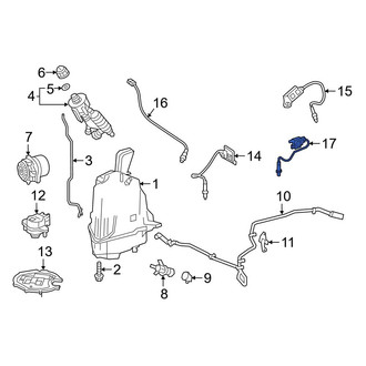 Mercedes-Benz OE - Exhaust Backpressure Sensor