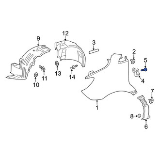 Mercedes-Benz OE - Fender Bolt
