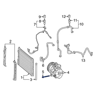 Mercedes-Benz OE - A/C Compressor Bolt