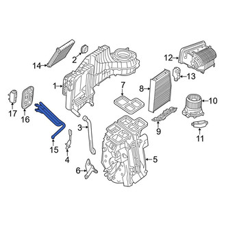 Mercedes-Benz OE - A/C Refrigerant Suction Hose