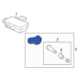 Mercedes-Benz OE - Tire Pressure Monitoring System (TPMS) Sensor