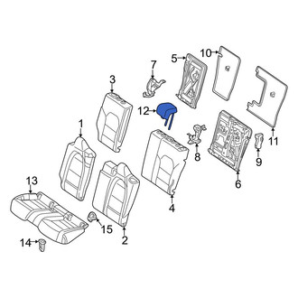 Mercedes-Benz OE - Rear Center Headrest