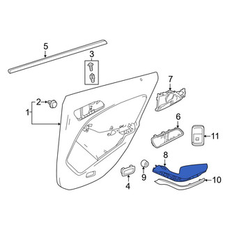 Mercedes-Benz OE - Front Right Door Armrest