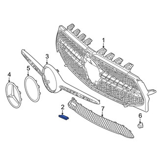 Mercedes-Benz OE - Front Grille Emblem