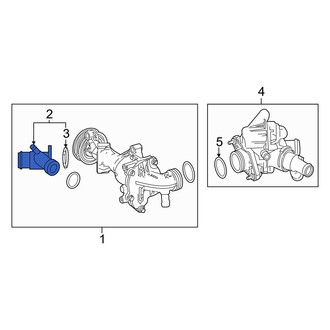 Mercedes-Benz OE - Engine Water Pump Outlet Pipe