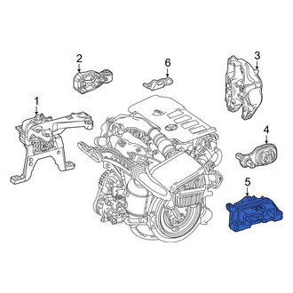 Mercedes-Benz OE - Automatic Transmission Mount