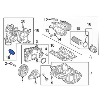 Mercedes-Benz OE - Intercooler Gasket