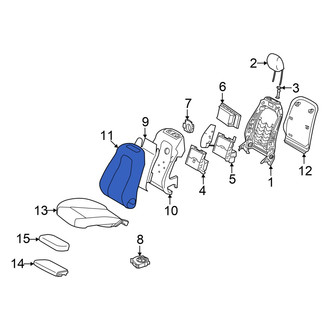 Mercedes-Benz OE - Front Right Seat Back Cushion Cover