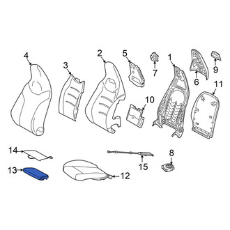 Mercedes-Benz OE - Front Right Rearward Seat Cushion Foam