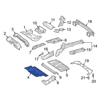 Mercedes-Benz OE - Rear Spare Tire Compartment