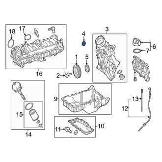 Mercedes-Benz OE - Engine Timing Cover Seal