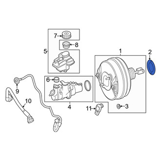 Mercedes-Benz OE - Power Brake Booster Gasket
