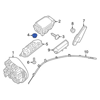 Mercedes-Benz OE - Rocker Panel Molding Nut