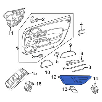 Mercedes-Benz OE - Front Left Power Seat Switch