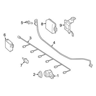 Mercedes-Benz OE - Front Bumper & Grille - Electrical Components (With AMG Package), (4Matic)