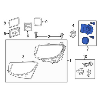 Mercedes-Benz OE - Front Left Headlight Control Module