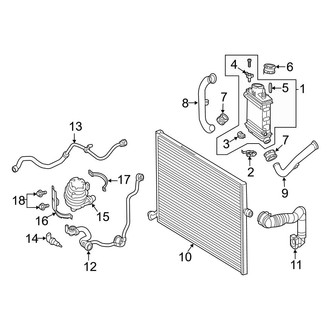 Mercedes-Benz OE - Cooling - Intercooler (Sport Utility Coupe C253 Body Code 3.0L)