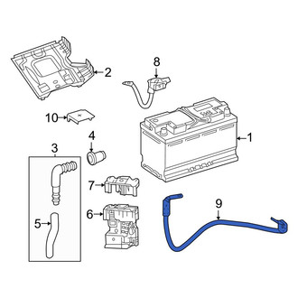Mercedes-Benz OE - Battery Cable