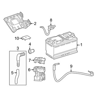Mercedes-Benz OE - Electrical - Battery (Sport Utility Coupe C253 Body Code)