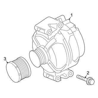 Mercedes-Benz OE - Electrical - Alternator (Sport Utility Coupe C253 Body Code)