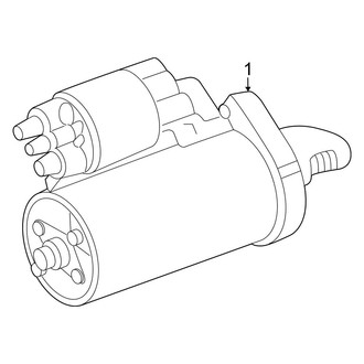 Mercedes-Benz OE - Electrical - Starter (Sport Utility Coupe C253 Body Code)