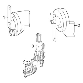 Mercedes-Benz OE - Electrical - Horn (Sport Utility Coupe C253 Body Code)