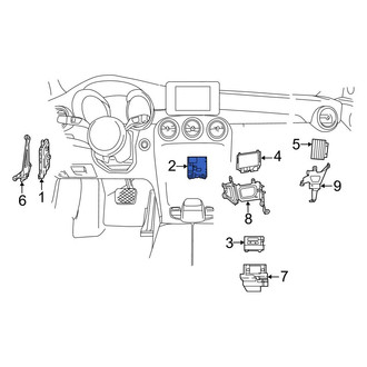 Mercedes-Benz OE - HVAC Control Module