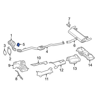Mercedes-Benz OE - Exhaust Clamp