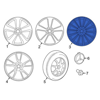 Mercedes-Benz OE - Front Wheel