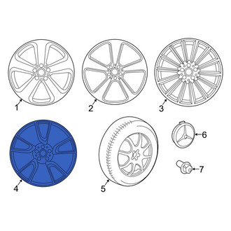 Mercedes-Benz OE - Front Wheel