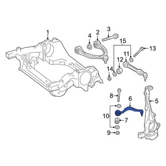 Mercedes-Benz OE - Front Right Lower Forward Suspension Control Arm