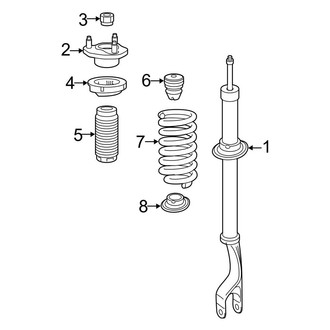 Mercedes-Benz OE - Front Suspension - Struts & Components (W/O Air Suspension), (4Matic)