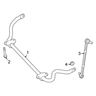 Mercedes-Benz OE - Front Suspension - Stabilizer Bar & Components (Sport Utility Coupe C253 Body Code)