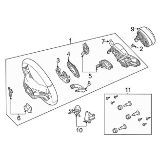 Mercedes-Benz OE - Steering Wheel & Trim (With Sport Wheel), (Sport Utility Coupe)