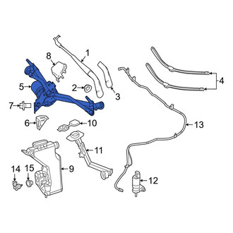 Mercedes-Benz OE - Front Wiper Motor