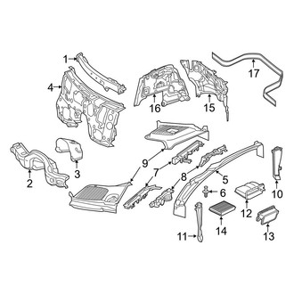 Mercedes-Benz OE - Cowl (Sport Utility Coupe C253 Body Code)