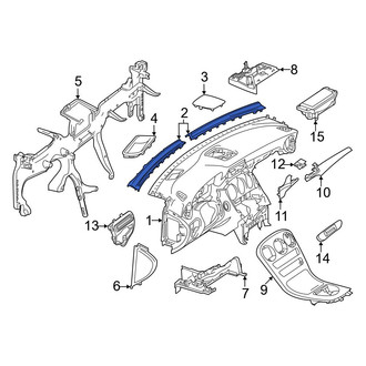 Mercedes-Benz OE - Left Instrument Panel Cover