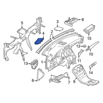 Mercedes-Benz OE - Left Instrument Panel Cover