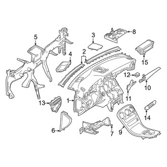 Mercedes-Benz OE - Instrument Panel (Sport Utility Coupe C253 Body Code)