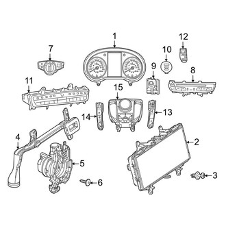 Mercedes-Benz OE - Instrument Panel - Cluster & Switches (Sport Utility Coupe C253 Body Code)