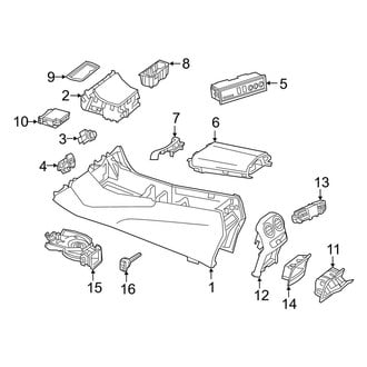 Mercedes-Benz OE - Console (Sport Utility Coupe C253 Body Code)