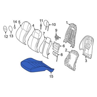 Mercedes-Benz OE - Front Right Seat Cushion Foam