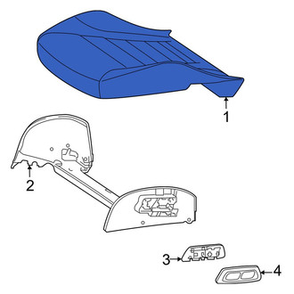 Mercedes-Benz OE - Front Right Seat Cushion Foam